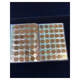 Book of 69 Canadian & USA Pennies