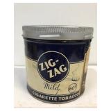 Zig Zag Cigarette  Tobacco Tin