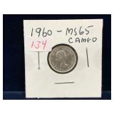 1960 Canadian Silver Ten Cent Piece