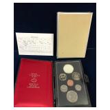 1978 Double Dollar Unc. Coin Set, 1 Silver Dollar