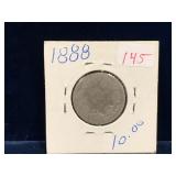 1888 Canadian Silver 25 Cent Piece