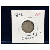 1896 Canadian Silver Ten Cent Piece