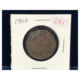 1907 Canadian Large Penny
