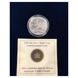 2011 Maple Leaf Canadian $20 Coin .9999 Silver