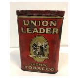 Union Leader Tobacco Tin partially full