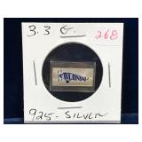 1981 Colonial 3.3 Grams .925 Silver