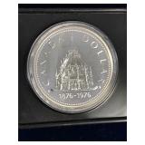 1976 Parliament Uncirculated Silver $1 Coin