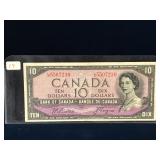 1954 Canadian $10 Bank Note