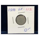 1898 Canadian Silver Ten Cent Piece
