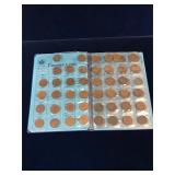 Book of Canadian Pennies. Approximately 90