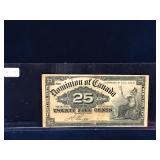 1900 Dominion of Canada Shinplaster