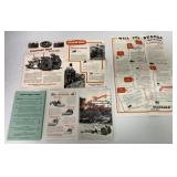 (5) Standard Tractors Brochures/Order Blank