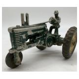 Cast Green Toy Tractor