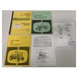 lot of 5 John Deere Manuals, Parts, Instructions