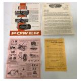 (5) Standard Tractors Brochures