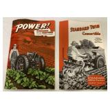 (2) Standard Tractors Brochures