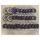 20+ 4 1/2" X 1/4" Sait/Dewalt Grinding Wheels
