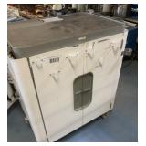 Metal Cabinet on Wheels W/ Hardware