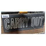 carry out sign
