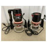 lot of 2 Craftsman 1 1/2 HP Routers