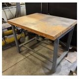 Wood Top Work Bench 36" W x 45" L