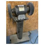 Central Machinery Bench Grinder on Pedestal