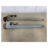 lot of (2)  36" Pipe Wrenches