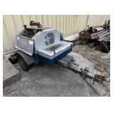 Lindsay 80HC Air Compressor on Trailer w/ 4 Jack