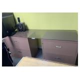 (2) Lateral 2drawer filing cabinets