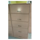 5 drawer lateral file cabinet
