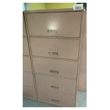 5 drawer lateral file cabinet