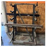 Metal Steel Rack w/some stock