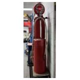 Antique Gas Pump, reproduction globe
