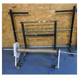 3 roll Material Dispensing Rack
