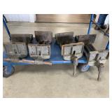 lot of 4 Woodworking Bench Vises B/G 500-V