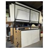Lg Rack w/ Plywood, Sheet Metal, Plastic,ï¿½