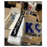sign letters/ sheeting to make signs
