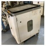 Metal Cabinet on Wheels
