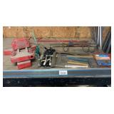 Lg Lot of Tools, Straight Edges, Sockets, Squares