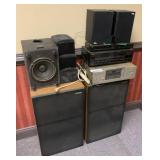 stereo system w/speakers