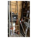 pvc, weed eaters and a ladder