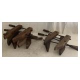 lot of 5 Wood Clamps