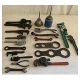 15+ Wrenches/ Oil Cans/others