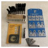5 pcs-Hex Keys, Radius Gage, Feeler Gauge