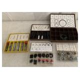 5 Boxes-O-Rings/E-Rings/Fittings/Cotter Pins