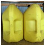 lot of (2) 5 Gallon Plastic Diesel Cans