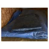 lot of 2 Plastic Tarps