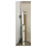 lot - Fishing Rods/ Reels/Rolls of Plastic