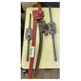 4 pcs- Pipe Wrenches & Tap Handles