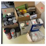 lot of Paints/Thinner/Brush/ others
